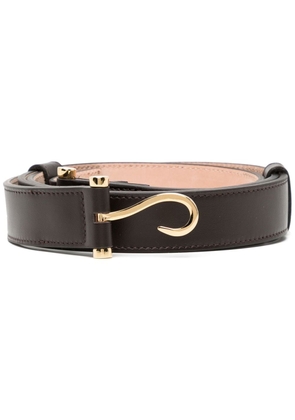 Edhen Milano hook-fastening detail belt - Brown