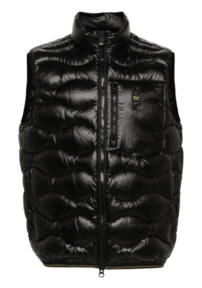 Blauer quilted padded gilet - Black