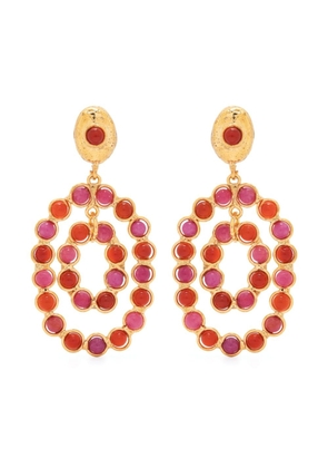 Sylvia Toledano Gina stone-embellished earrings - Pink
