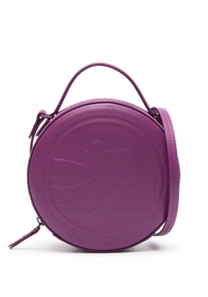 Longchamp XS Box-Trot leather crossbody bag - Purple