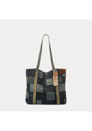 Limited-Edition Patchwork Denim Tote