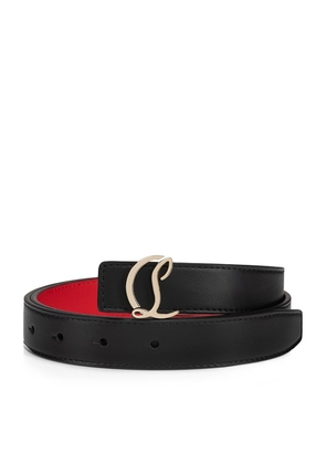 Christian Louboutin Cl Logo Leather Belt
