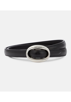 Saint Laurent Slim leather belt
