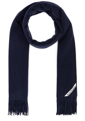 Acne Studios Scarf in Navy - Blue. Size all.