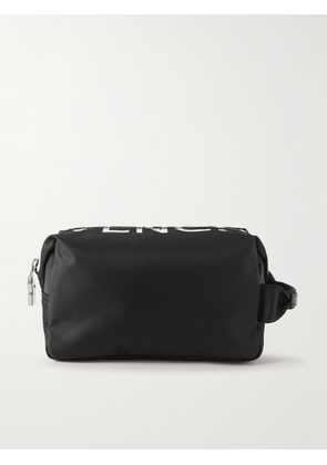 Givenchy - G-Zip Logo-Print Shell Wash Bag - Men - Black