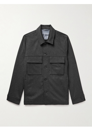 Paul Smith - Wool and Cashmere-Blend Shirt Jacket - Men - Gray - S
