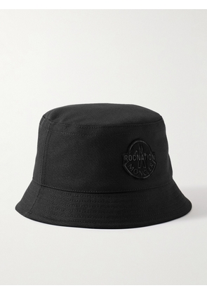 Moncler Genius - Roc Nation by Jay-Z Logo-Appliquéd Twill Bucket Hat - Men - Black - S
