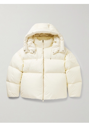 Moncler Genius - Roc Nation by Jay-Z Antila Logo-Appliquéd Quilted Shell Hooded Down Jacket - Men - Neutrals - 1