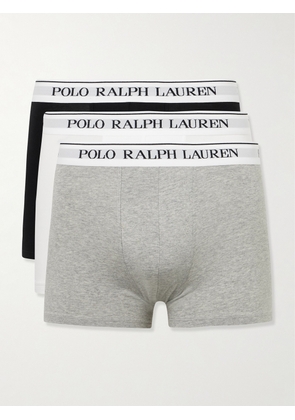 Polo Ralph Lauren - Three-Pack Stretch-Cotton Jersey Boxer Briefs - Men - Gray - S