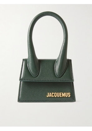 Jacquemus - Le Chiquito Logo-Embellished Mini Leather Bag - Men - Green