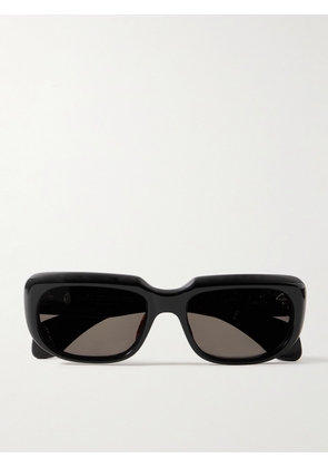 Jacques Marie Mage - Sartet Rectangular-Frame Acete Sunglasses - Men - Black