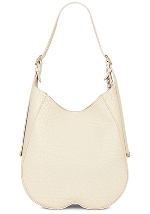 Burberry Medium Chess Hobo Bag in Pearl - Beige. Size all.