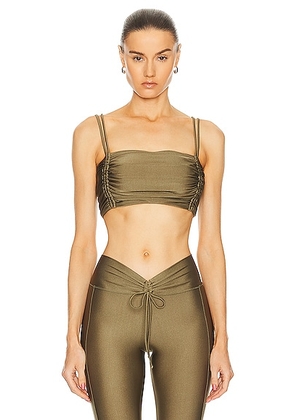 Bananhot Anya Top in Olive Green - Olive. Size XS (also in L).
