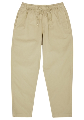 Ymc Alva Tapered Cotton Trousers - Khaki - L