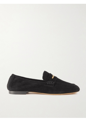 Isabel Marant - Iseri Embellished Suede Loafers - Black - FR35,FR36,FR37,FR38,FR39,FR40,FR41