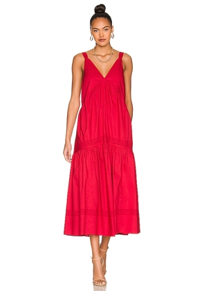 Joie Bondi Dress in Red. Size L.