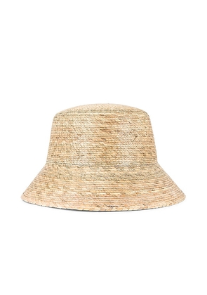 Lack of Color Inca Bucket Hat in Beige. Size L/XL.