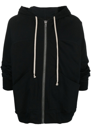 Rick Owens drawstring cotton hoodie - Black