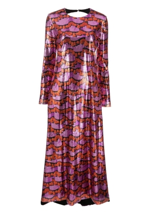 La DoubleJ Swank sequined dress - Purple