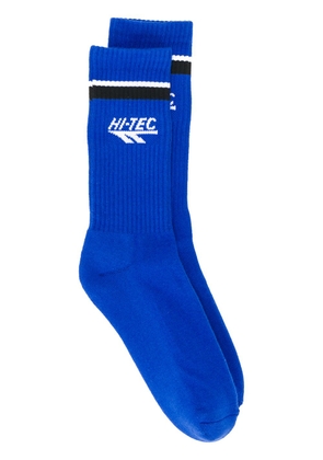 RASSVET ribbed logo socks - Blue
