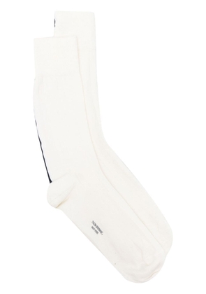 Thom Browne RWB Stripe mid-calf socks - White