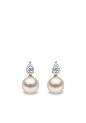 Yoko London 18kt yellow gold Starlight south sea pearl and diamond earrings