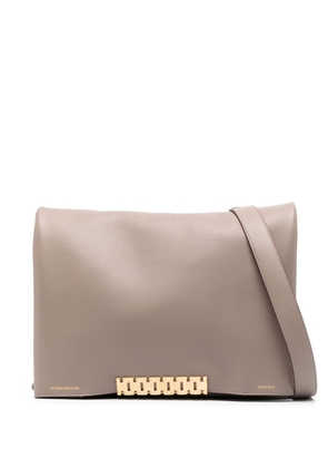 Victoria Beckham chain-detail leather shoulder bag - Brown