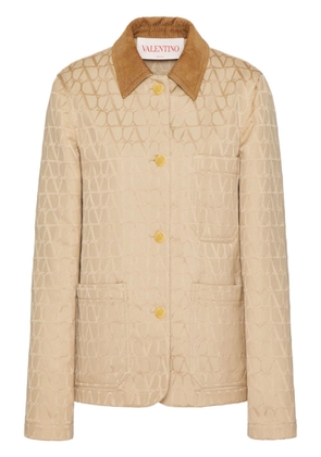 Valentino Garavani Toile Iconographe jacquard cotton jacket - Neutrals