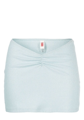 Solid & Striped ribbed mini skirt - Blue