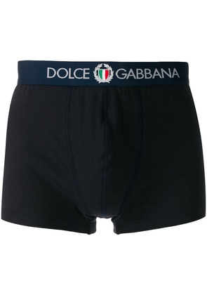 Dolce & Gabbana logo-waistband boxer briefs - Blue
