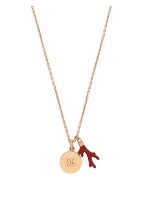 Dolce & Gabbana DG-pendant chain necklace - Gold