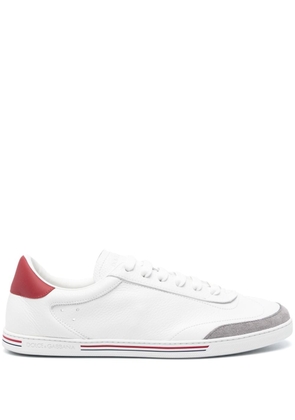 Dolce & Gabbana stripe-detailing leather sneakers - White