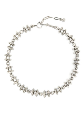 MARANT beaded chain-link necklace - Silver