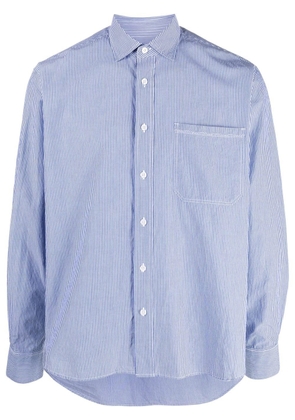 Orlebar Brown Grasmoor long-sleeve striped shirt - Blue