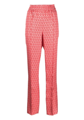 Ferragamo high-waisted trousers - Red