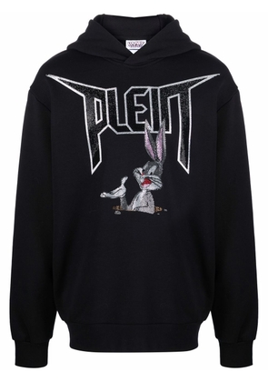Philipp Plein x Looney Tunes embellished hoodie - Black