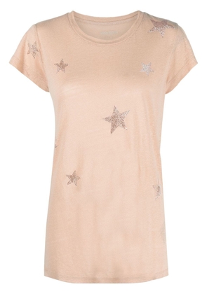 Zadig&Voltaire star print silk T-shirt - Pink