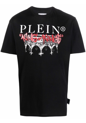 Philipp Plein King Plein cotton T-shirt - Black