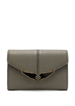 Zadig&Voltaire Borderline leather wallet - Green