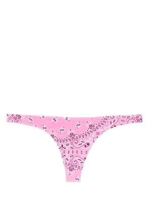 MC2 Saint Barth Kids Naomi bandana-print bikini bottoms - Pink
