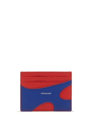 Ferragamo cut-out leather cardholder - Red