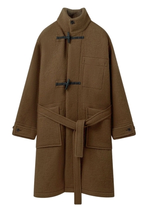 LEMAIRE wool belted duffle coat - Brown