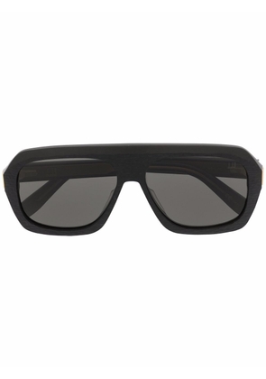 Dunhill textured pilot-frame sunglasses - Black