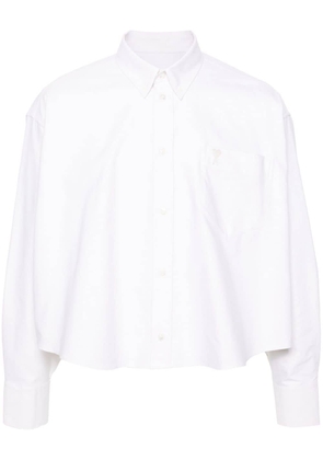AMI Paris Ami de Coeur cotton shirt - Neutrals
