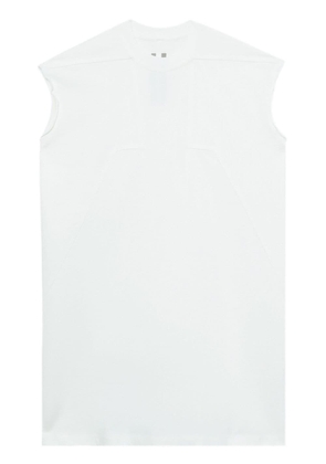 Rick Owens Splintered Tarp cotton tank top - White