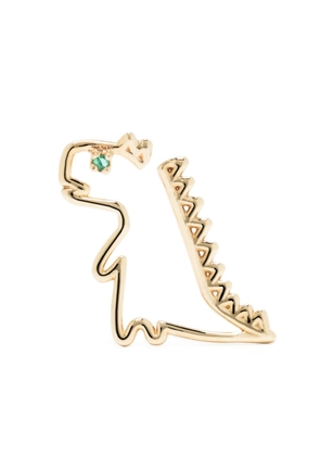 Aliita 18kt yellow gold Dino emerald earring