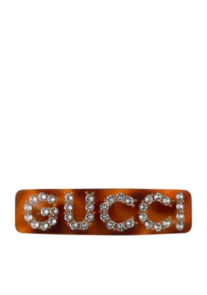Gucci Crystal-Embellished Hair Clip