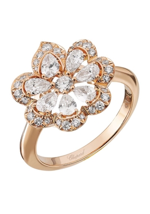 Chopard Rose Gold And Diamond Precious Lace Mini-Froufrou Ring