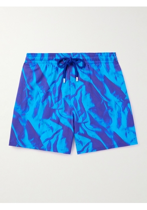 Vilebrequin - Moorise Mid-Length Printed Recycled Swim Shorts - Men - Blue - S