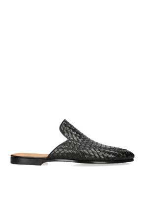 Magnanni Leather Woven Mules